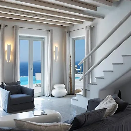 Exquisite Mykonos Superior 4 Bedroom Private Pool ヴィラ *